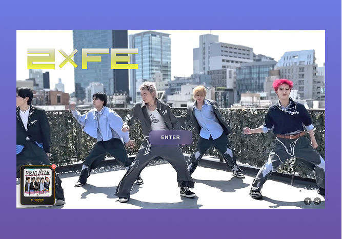 2×FE公式サイト - スクリーンショット1